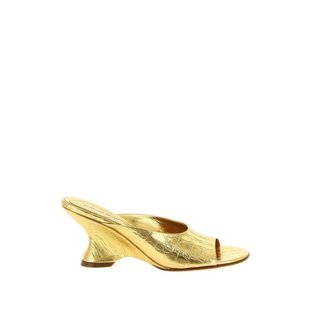 Dries Van Noten Women Open-Toe Leather Mules
